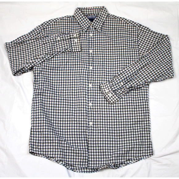 Structure Men's Long Sleeve Button Front Shirt Size Medium - Picture 1 of 7